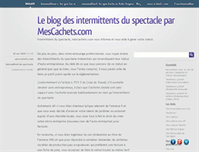 Tablet Screenshot of intermittent.mescachets.com